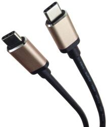 PremiumCord Cablu USB-C tata - USB-C tata, USB 3.2, SuperSpeed 5Gbps, 2A, Aluminiu, 0.5m, PremiumCord ku31cc05al, Negru (ku31cc05al)