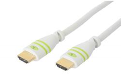 TECHLY Cablu HDMI tata - HDMI tata, High Speed, 1M, Ultra HD 4K, Techly ICOC HDMI-4-010WH, Alb (ICOCHDMI-4-010WH)