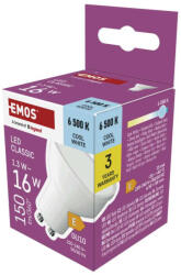 EMOS EMOS ZQ8EL4, LED izzó Classic MR16 fehér/ GU10 / 1, 3 W (16 W) / 150 lm / Hideg fehér (ZQ8EL4)