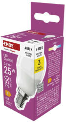EMOS EMOS ZQ1E03, CLS Mini Globe LED-izzó / E14 / 2, 2 W (25 W) / 250 lm / semleges fehér (ZQ1E03)