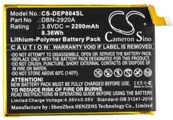 Cameron Sino Li-Polymer akku 3.8V/2200mAh Doro DBN-2920A kompatibilis FEKETE (CS-DEP804SL)