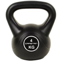 Capetan Capetan® 2Kg Műanyag kettlebell - cement töltetű harangsúly műanyag bevonattal - gömbsúly