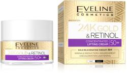 Eveline Cosmetics Koncentrált arc lifting krém Eveline 24K Gold és Retinol, nappali és éjszakai, 50 év felett, 50 ml (JG50GR50)