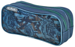Herlitz Penar etui cu 2 fermoare Teens Herlitz 50049264, Camo tiger (50049264/BAIETI) Penar