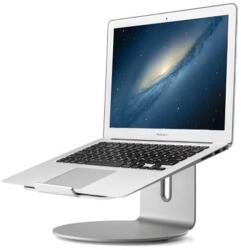 Alba Notebook állvány fém forgatható szürke