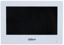Dahua Videointerfon de interior IP WiFi Dahua VTH2123GW-W-S2, 2 fire, 2.4GHz, ecran 7 inch , touchscreen, alarma 6 IN / 1 OUT, slot card, difuzor, aparent, alb (VTH2123GW-W-S2)