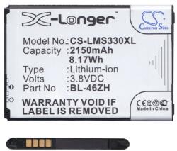 Cameron Sino LG K8 CAMERON SINO akku 2150mAh LI-ION BL-46ZH kompatibilis (CS-LMS330XL)
