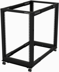 StarTech StarTech. com 18U Szabadonálló Rack Szekrény - Fekete (4POSTRACK18U)