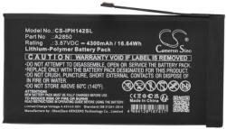 Cameron Sino iPhone 14 Plus CAMERON SINO Li-Polymer akku 3.87V/4300mAh Apple A2850 kompatibilis FEKETE (CS-IPH142SL)
