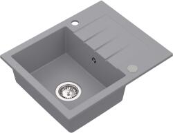 Ruvetti Morris 120 chiuvetă din granit 57.6x47 cm gri/grafit/onix 3001MO_GR120_W (3001MOGR120W) Chiuveta