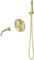 Cersanit Zen set de duș ascuns cu termostat auriu S1001-181 (S1001181)