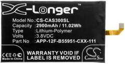 Cameron Sino CAT S30 CAMERON SINO Li-Polymer akku 3.8V/2900mAh, CAT APP-12F-B55951-CXX-111 kompatibilis, FEKETE (CS-CAS300SL)