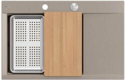 Quadron Josh chiuveta graniteq 78x50 cm bej HCQJ7850U4_PVDC1_P2O (HCQJ7850U4PVDC1P2O) Chiuveta
