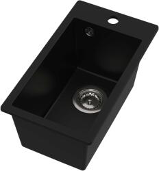Ruvetti Pino chiuvetă din granit 50x28 cm negru 3001PI_BC35_W (3001PIBC35W) Chiuveta