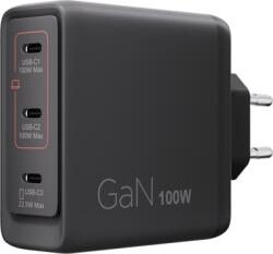 Lenovo 100W Multi-port USB-C GaN Charger AC adapter (4X21R04793) - notebook töltő (40AW100BEU)