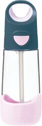 b.box Cana din tritan cu pai, 12 luni+, Indigo/Roz, 450 ml, B. Box