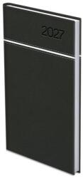 TopTimer Agendă de buzunar, cu dispunere verticală, TOPTIMER, „Young, alb-negru (27T035Y-003)