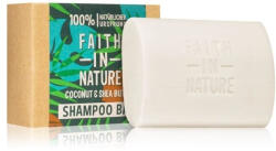 Faith in Nature Șampon solid, nutritiv, cu cocos și unt de shea, 85 grame, Faith in Nature