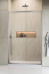 Radaway Alienta Brushed Nickel DWJ 140 cm zuhanyajtó, szálcsiszolt króm 10260140-91-01 (10260140-91-01)