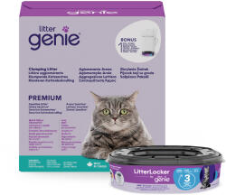  Litter Genie 11kg Litter Genie Premium Sensitive macskaalom+LitterLocker utántöltő kazetta