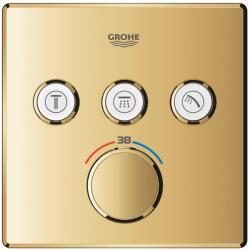 GROHE Unitate comanda Grohe 29126GL0, SmartControl, termostat, 3 iesiri, necesita valva, lucios, auriu (29126GL0)