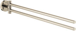 GROHE Suport prosop Grohe 40371BE1, Essentials, pe perete, 449 mm, metal, lucios, nichel (40371BE1)