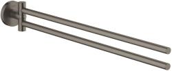 GROHE Suport prosop Grohe 40371AL1, Essentials, pe perete, 449 mm, metal, mat, grafit (40371AL1)