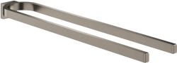 GROHE Suport prosop Grohe 41059AL0, Selection, 360 mm, 2 suporti, montare pe perete, metal, mat, grafit (41059AL0)