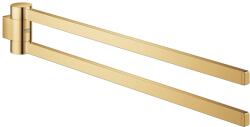 GROHE Suport prosop Grohe 41063GL0, Selection, pe perete, 400 mm, metal, pivotant, lucios, auriu (41063GL0)