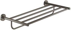 GROHE Suport prosop Grohe 40800AL1, Essentials, 600 mm, pe perete, metal, mat, grafit (40800AL1)
