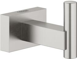 GROHE Agatatoare Grohe 40511DC1, Essentials Cube, pe perete, metal, mat, otel satinat (40511DC1)