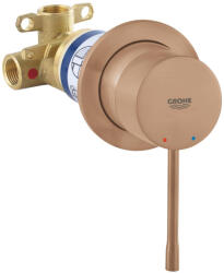 GROHE Unitate comanda Grohe 29197DL0, Essence, 2 functii, include valva, mat, cupru (29197DL0)