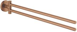 GROHE Bara prosop dubla Grohe 41183DL0, Start, aparenta, 440 mm, pivotanat, metal, mat, cupru (41183DL0)