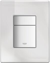 Grohe Clapeta WC Grohe 389160A0, Skate Cosmo, dubla, verticala, 197 x 156 mm, sticla oglinda, alb (389160A0)