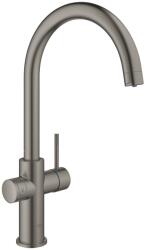 GROHE Baterie bucatarie Grohe 101069AL01, Blue Home, inalta, tip C, pentru racitor Blue Home, mat, grafit (101069AL01)