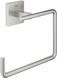 GROHE Inel prosop Grohe 40975DC0, Start Cube, pe perete, 188 mm, metal, mat, otel satinat (40975DC0)