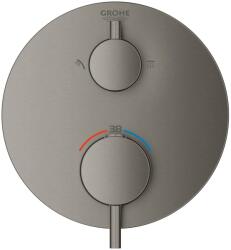 GROHE Unitate comanda Grohe 24135AL3, Atrio, 1 2 , termostat, 2 iesiri, necesita valva, mat, grafit (24135AL3)