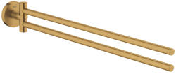 GROHE Bara prosop dubla Grohe 41183GN0, Start, aparenta, 440 mm, pivotanat, metal, mat, auriu (41183GN0)