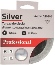 Silver Disc diamantat galvanizat 125x22, 2mm grosime 1, 1mm 67306 (S10282) Disc de taiere