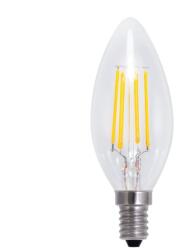 Platinet Bec LED Platinet OMEGA cu filament E14 2800K 4W tip lumânare (OMELE14FC-4W)