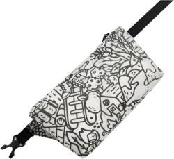 High Tail Designs Fanny Pack The Vague Outdoors Culoare: alb/negru