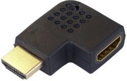 PremiumCord Adaptor HDMI PremiumCord 19 pini mama-tata in unghi de 90 grade
