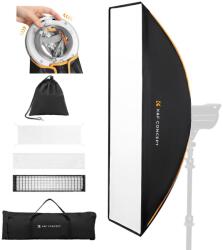 K&F Concept Softbox K&F Concept 30 x 120 cm cu 4 laturi si montura Bowens