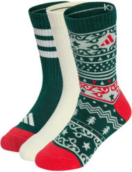 adidas Șosete pentru copii Little Kids X-Mas 3 Pair Pack Socks Collegiate Green/Ivory XS