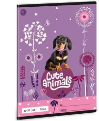 Ars Una Ars Una: Cute Animals - Puppy tacskós sima lapú füzet A/5 (53613691)