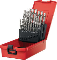Hilti Set de burghie pentru metal, Hilti, 25 buc, cilindric, diametru: 1-13 mm, oțel rapid HSS Burghiu
