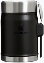 STANLEY Legendary Food Jar + Spork 400 ml fekete 2.0 ételhordó termosz