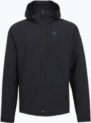 Black Diamond Férfi pulóver Black Diamond Coefficient Storm Full Zip Hoody black