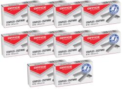  OFFICE PRODUCTS 18071019-19 Tűzőkapocs 10/5 Ezüst 10 000 db (10 x 1000 db) Horganyzott Standard Kézi Tűzőgép Kapocs Irodai Gemkapocs