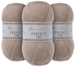 Utopia Crafts DK kötőfonal 3x100g (900m) akril fonal Oeko-Tex 100 meleg barna színben kötéshez és horgoláshoz
